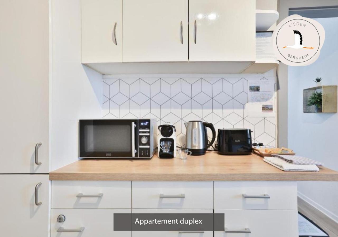 Appartements Duplex 3 Et 4 Personnes - Climatisation - Village Elu Parmi Les "Plus Beaux Villages De France" - Route Des Vins - Centre Alsace 贝尔盖姆 外观 照片