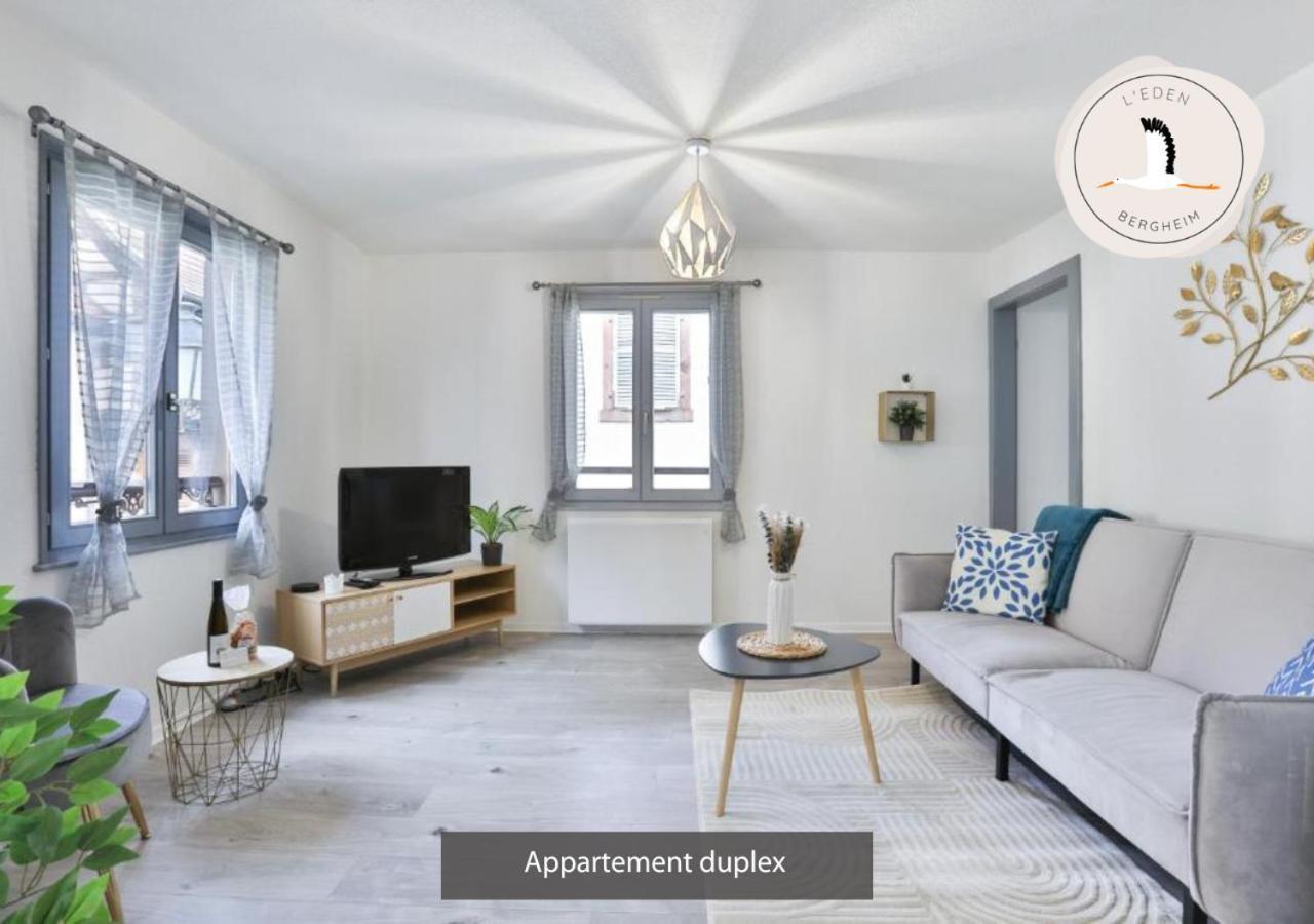 Appartements Duplex 3 Et 4 Personnes - Climatisation - Village Elu Parmi Les "Plus Beaux Villages De France" - Route Des Vins - Centre Alsace 贝尔盖姆 外观 照片