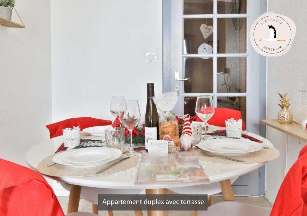 Appartements Duplex 3 Et 4 Personnes - Climatisation - Village Elu Parmi Les "Plus Beaux Villages De France" - Route Des Vins - Centre Alsace 贝尔盖姆 外观 照片