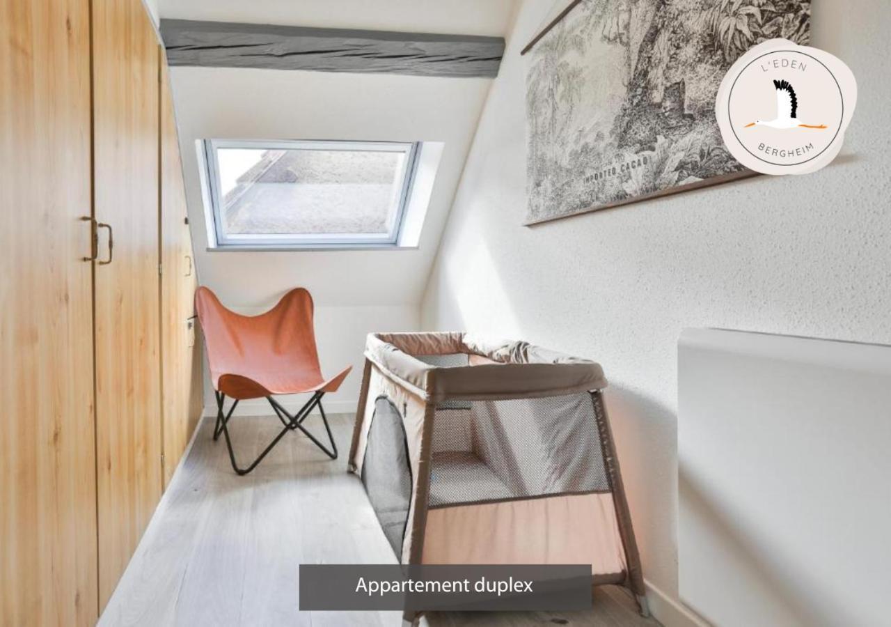 Appartements Duplex 3 Et 4 Personnes - Climatisation - Village Elu Parmi Les "Plus Beaux Villages De France" - Route Des Vins - Centre Alsace 贝尔盖姆 外观 照片